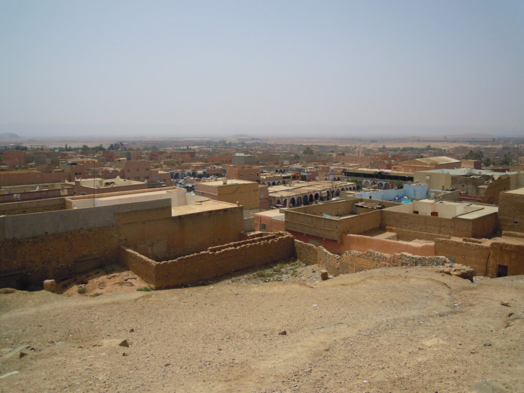 Vue panoramique de Guelmim dans le sud du Maroc